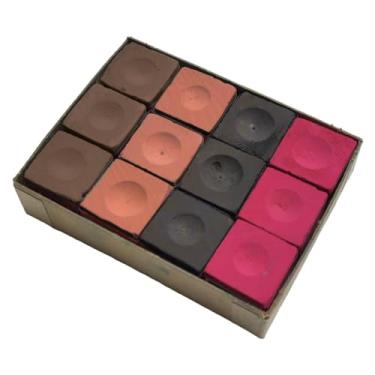 Imagem de Giz Master Original Bilhar Sinuca Cx C/ 12 Peças