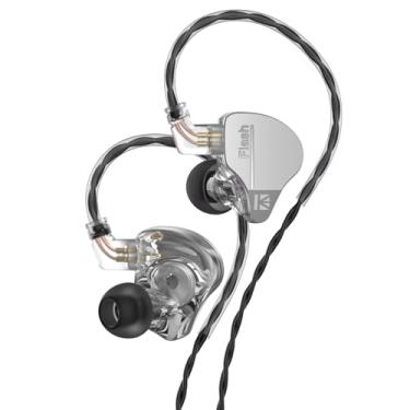 Imagem de YINYOO KBEAR Fones de Ouvido Com Fio Flash, Para Jogos, Plug-in 3,5mm, Monitores Auriculares Híbridos 1DD 1BA, IEM Com Cabo Sem Emaranhamento