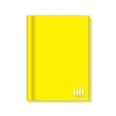 Imagem de Caderno Brochura 1/4 Costurado 48 Folhas Amarelo - Credeal
