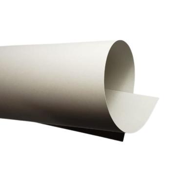 Imagem de Papel Color Plus 180g – Formato A4 Cinza Claro Roma - 10 folhas