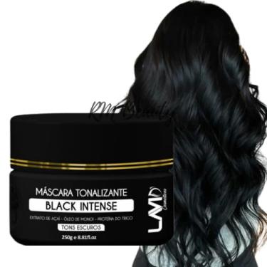 Imagem de Máscara Tonalizante Lavid Black Intense Para Cabelos Tons Escuros 250g