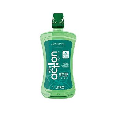 Imagem de Enxaguante Bucal Menta Amazon, Sem Triclosan, Sem Parabenos, Previne Contra a Cárie, Hálito Saudável, Produto Vegano, Ultra Action, 1L