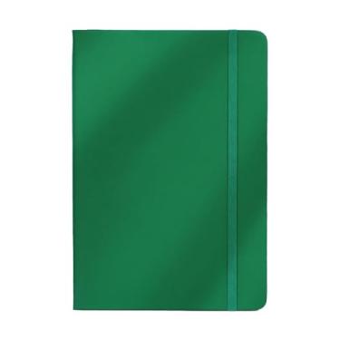 Imagem de Joucien Caderno minimalista criativo para escritório de negócios A5 com alça Ledger-(100 folhas) A5 Straps_ verde-oliva