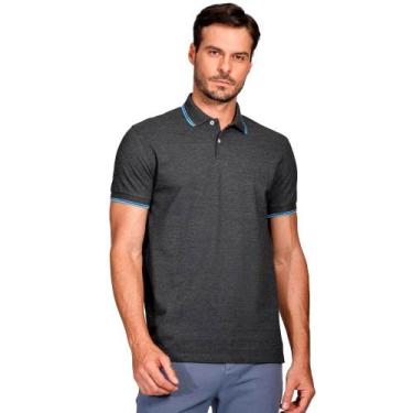 Imagem de Camisa Polo Aramis 4 Frisos Ve25 Grafite Masculino