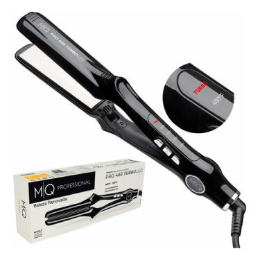 Imagem de Chapinha Mq Pro Max 480º Turbo Led Profissional Prancha 32mm Pro Turbo led max 480 Chapinha Cabelo Ti