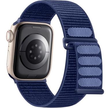 Imagem de Getino Pulseira esportiva compatível com Apple Watch Series 11, 10, 9, 8, 7, 6, 5, 4, 3, SE, Ultra 2 1 de 44 mm, 46 mm, 42 mm, 49 mm, 40 mm, 41 mm, 38 mm, azul marinho