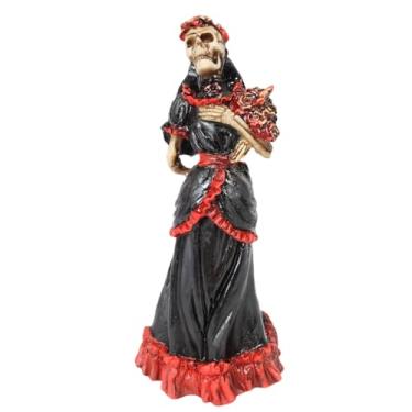 Imagem de Pomba gira Rosa Caveira Imagem umbanda candomblé Escultura Religiosa em Resina