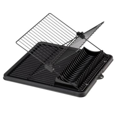 Imagem de Escorredor Flex Black Arthi | Prático e Funcional | Preto | Utensílio de Cozinha | Compacto e Versátil | Economia de Espaço | Moderno| Escorredor de Louças | Suporte Utensílios | Facilidade na Limpeza