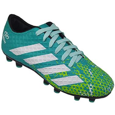 Imagem de Chuteira Campo de Trava Masculina Futebol Verde Água Runway Tamanho:41;Cor:Verde;Gênero:Masculino