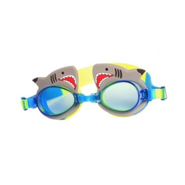 Imagem de YIJU Óculos de natação, óculos de natação, óculos de natação, trajes de banho ajustáveis, óculos antiembaçantes para mergulho, praia, piscina, meninos