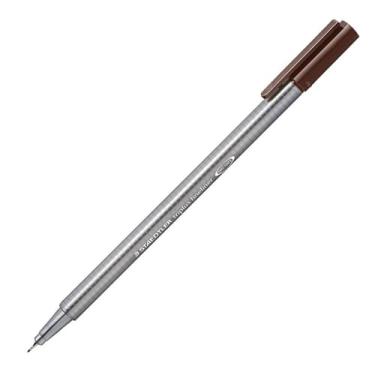 Imagem de STAEDTLER Caneta Ponta Fina Triplus Fineliner 0.3mm 1 Unidade Marrom Tabaco - 334-77 - Corpo Ergonômico Triangular – Ideal para Escrita e Bullet Journal