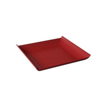 Imagem de Coza - Prato Quadrado Casual Pequeno Cozy - Vermelho Bold
