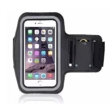 Imagem de Suporte Braçadeira porta celular corrida smartphone - Importados, Pret