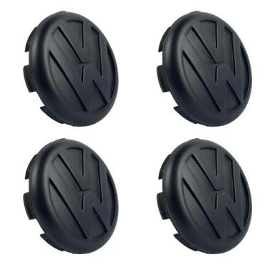 Imagem de Sub Calota 51mm Vw Injetada Preta (4 Pc) - EMBLEMAX