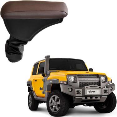 Imagem de Acessórios Carro Apoio De Braço Troller T4 Encosto Descanso Central - 