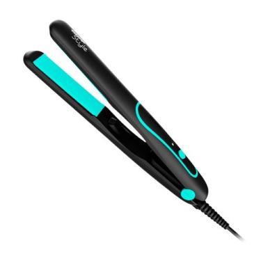 Imagem de Chapa Style 210C Bivolt Black - Taiff Profissional, Preto e Azul Tiffa