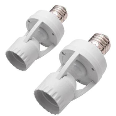 Imagem de Kit 2 Sensor De Presença Movimento Infravermelho Dia e Noite Para Lâmp