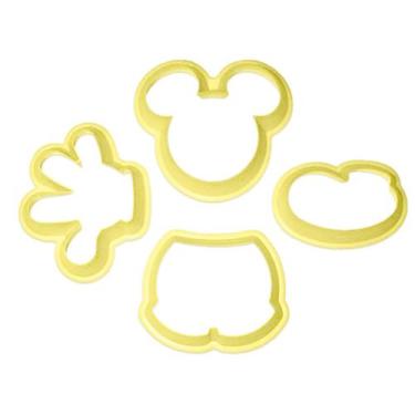 Imagem de Cortador kit Ratinho Biscoito Massas Biscuit 4 Peças - Blue Star