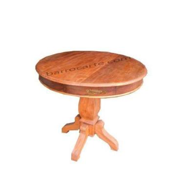 Imagem de Mesa Rústica Luna Em Madeira De Demolição - Cód 881 - Barrocarte