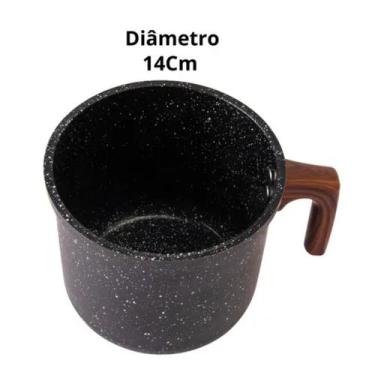 Imagem de Leiteira carvalho 14cm x 12,5cm 1,5l - CLINK