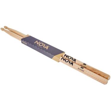 Imagem de Baqueta Nova Vic Firth Ponta de Madeira, Nova 5B