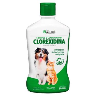 Imagem de Clorexidina Shampoo E Condicionador Dermatológico 500ml 1un - KELLDRIN