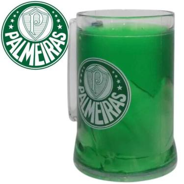 Imagem de Caneca Térmica Palmeiras Mantém Sua Cerveja Gelada Presente - Blackwat