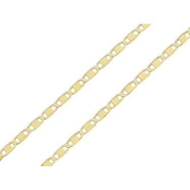 Imagem de Pulseira Piastrine Reforçada Maciça 2mm Unissex Ouro 18k 750 - Thile J