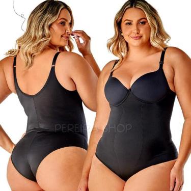 Imagem de Body Modelador Plus Size Média Forte Compressão Com Bojo 351601 - VI L