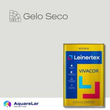 Imagem de Vivacor Acrílica Leinertex Fosco 18L, GELO SECO
