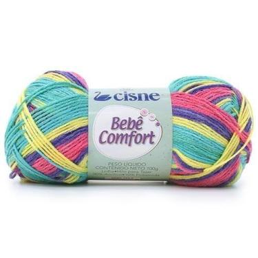 Imagem de Fio Cisne Bebê Comfort 100g, 1133 MESCLA COLOR