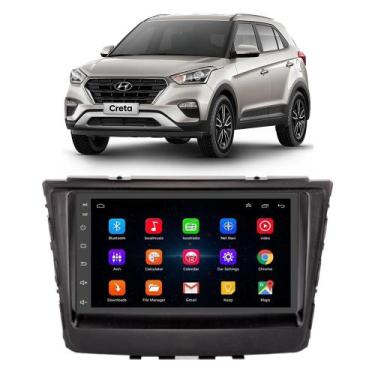 Imagem de Kit Multimídia Creta 2016 / 2024 7 Pol Android Carplay 2/32GB - 701K F