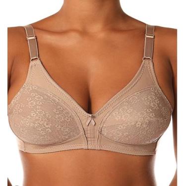 Imagem de Sutiã Sustentação Colonial Demillus Plus Size 61383, Bege, 54