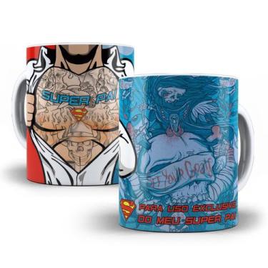 Imagem de Caneca Dia dos Pais Super Pai Porcelana Personalizada - Tio da Caneca