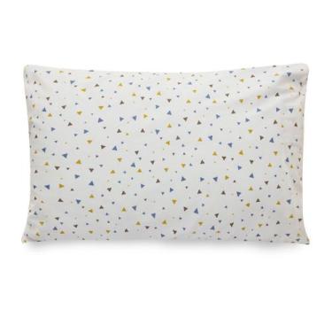 Imagem de Fronha Avulsa 100% Algodão Percal 200 Fios Infantil 50x70cm - Marina, 