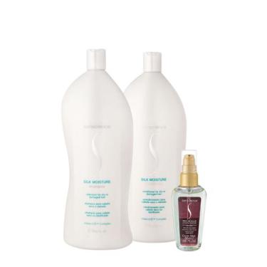 Imagem de Kit Senscience True Hue Moisture Silk Salon Oil (3 produtos)