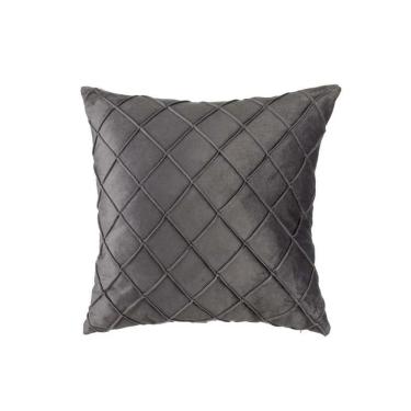 Imagem de Capa De Almofada Cantonê Cinza 43X43 Cm