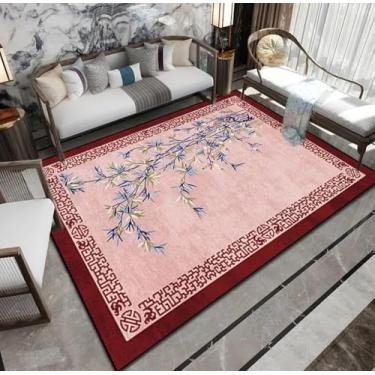 Imagem de Arte Sala de estar Tapete Casa Quarto Cabeceira Moda Macio Tapete Antigo Mesa de Centro Tapete de Pelúcia, SY274, QD, 50x80cm