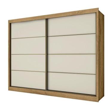 Imagem de Guarda Roupa Sevilha 2 Portas MDF - MadeMarcs - MadeMarques, AMENDOA/O