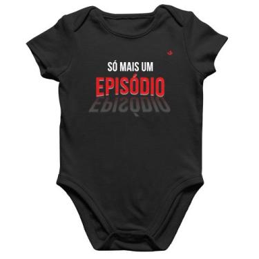 Imagem de Body Bebê Algodão Só mais um episódio - Foca na Moda, Preto, P