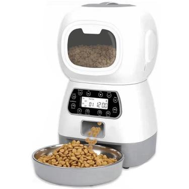 Imagem de Alimentador Comedouro Automático Cães Gatos Pet Programável - TATUDEBO