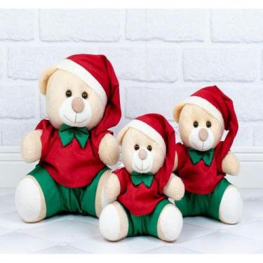 Imagem de Trio de pelucias natal shorts e camisa  - CKD CONFECCOES, Pelucia doce