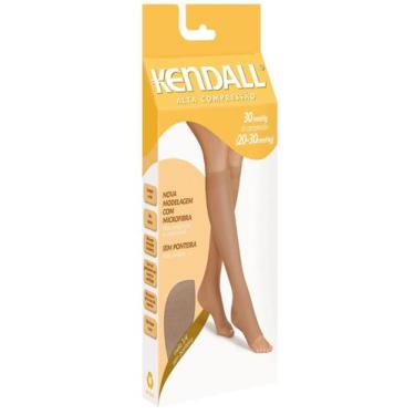 Imagem de Meia 3/4 Alta Compressão Kendall 1881 Feminina Sem Ponteira (20-30 mmH