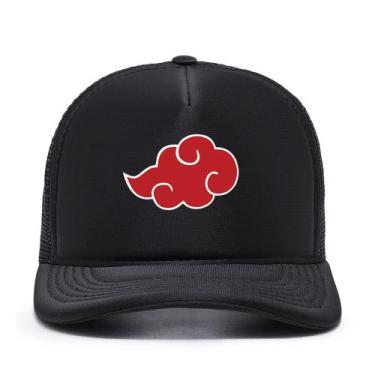 Imagem de Boné Nuvem Naruto Anime Lançamento Itachi Mangá Sharingan Série - Vini