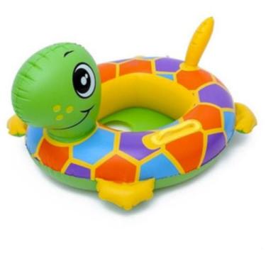 Imagem de Boia Infantil Pezinho Tartaruga Bebe Menino Piscina Fralda - Outros