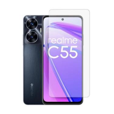 Imagem de Pelicula Proteção De Vidro 3D Compatível Para Realme C55 - Distribuido