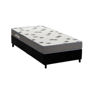 Imagem de Conjunto Box Solteiro: Colchão Espuma Ortobom D33 Light Saúde + Base C