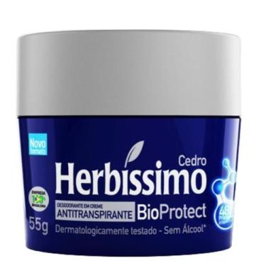 Imagem de Desodorante Creme Bioprotect Cedro Herbíssimo 55G - Dana - Dana Cosmét