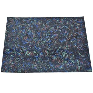 Imagem de Dopro Folha autoadesiva de placa de arranhão para guitarra acústica de 25x20 cm folha de material de proteção pérola abalone