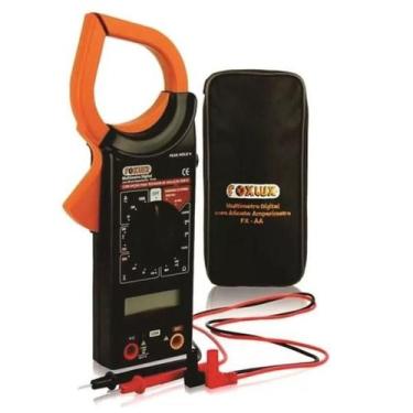 Imagem de Multímetro Digital com Alicate Amperímetro Foxlux FX-AA - DVS